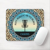 Disk Golf Basket Mousepad (Mit Mouse)