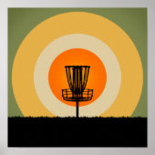 Disk Golf Basket Poster (Vorne)