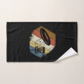 Disk Golf Basket Retro Handtuch (Handtuch)
