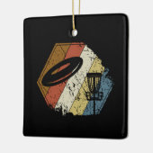 Disk Golf Basket Retro Keramikornament (Links)
