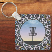 Disk Golf Basket Schlüsselanhänger (Vorderseite)