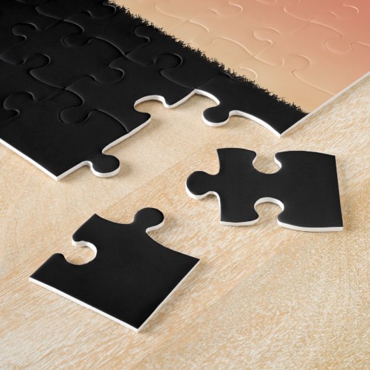 Disk Golf Basket Silhouette Puzzle (Seite)