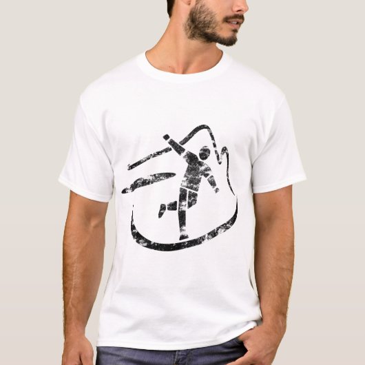 Disk Golf Basket Simple Art Elements Disc Golfer G T-Shirt (Vorderseite)