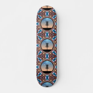Disk Golf Basket Skateboard
