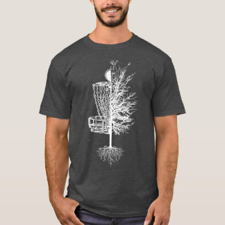 Disk Golf Basket Tree Frisbee Golf Premium T-Shirt