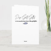 Disk Golf Bigfoot Geburtstag Karte (Rückseite)