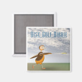 Disk Golf Birdie Magnet (Vorderseite/Rückseite)