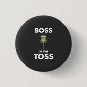Disk Golf - Boss of the Toss Button (Vorderseite)