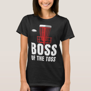 Disk Golf Boss Toss Funny Frisbee Vintages Geschen T-Shirt