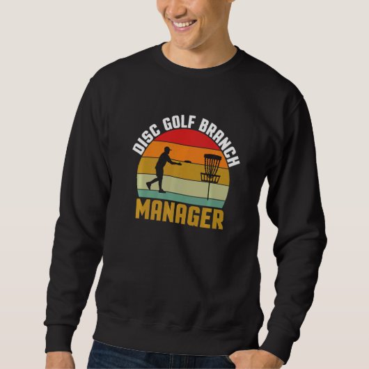 Disk Golf Branch Manager Frolf Disk Golf Vater Sweatshirt (Vorderseite)