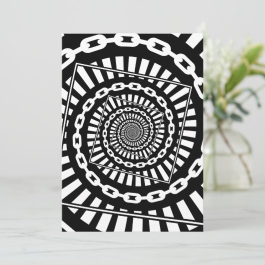 Disk Golf Chains Feiertagskarte (Stehend Vorderseite)