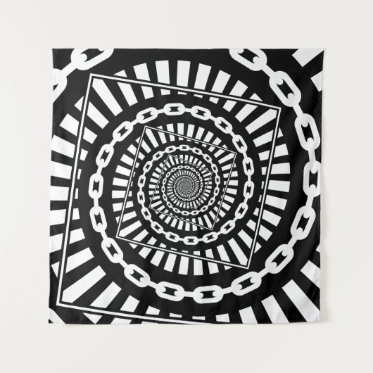 Disk Golf Chains Wandteppich (Vorderseite (Horizontal))