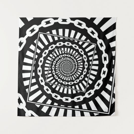 Disk Golf Chains Wandteppich (Vorderseite)