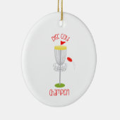 Disk Golf Champion Keramik Ornament (Rechts)