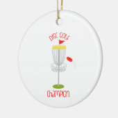 Disk Golf Champion Keramik Ornament (Links)