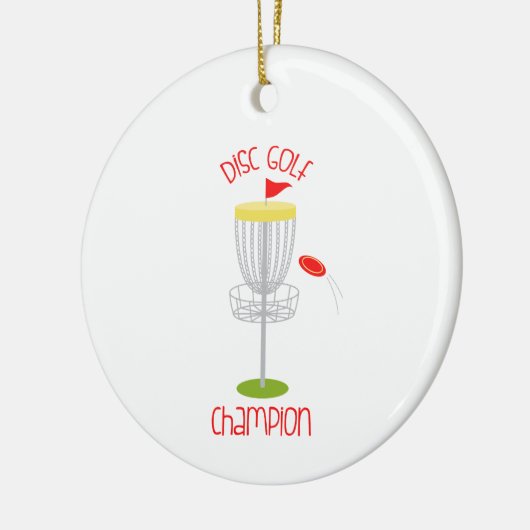 Disk Golf Champion Keramik Ornament (Links)
