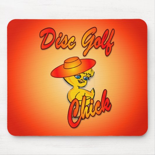 Disk Golf Chick #5 Mousepad (Vorne)