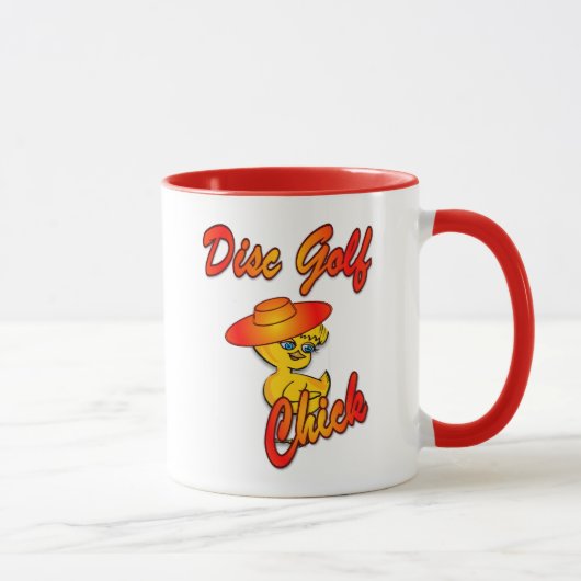 Disk Golf Chick #5 Tasse (Rechts)