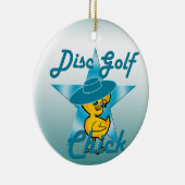 Disk Golf Chick #7 Keramikornament (Rechts)