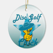 Disk Golf Chick #7 Keramikornament (Links)