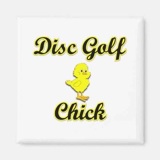 Disk Golf Chick Magnet (Vorne)