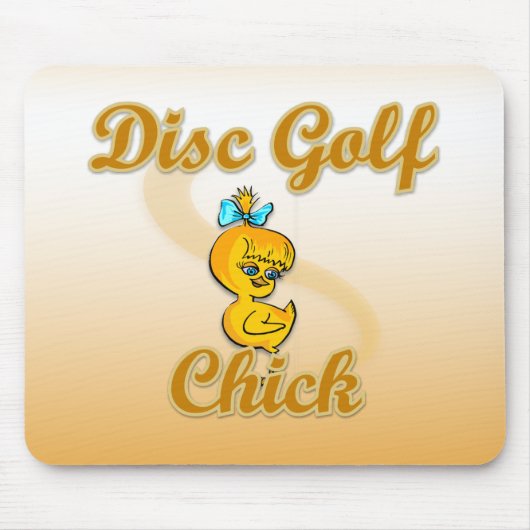 Disk Golf Chick Mousepad (Vorne)