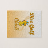 Disk Golf Chick Puzzle (Horizontal)