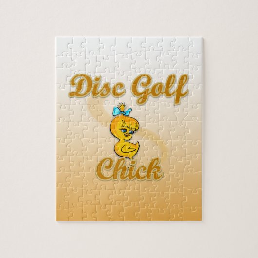 Disk Golf Chick Puzzle (Vertikal)