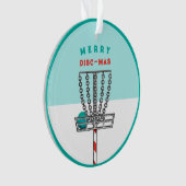 Disk Golf Christmas Collectible 2024 Ornament (Vorderseite)