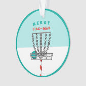 Disk Golf Christmas Collectible 2024 Ornament (Vorderseite)