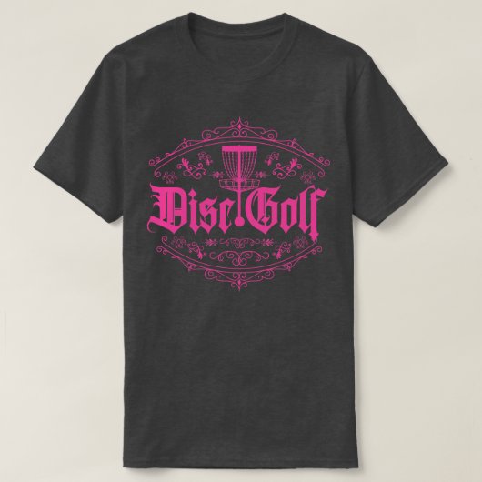 Disk Golf Classic Player Pink T-Shirt (Design vorne)