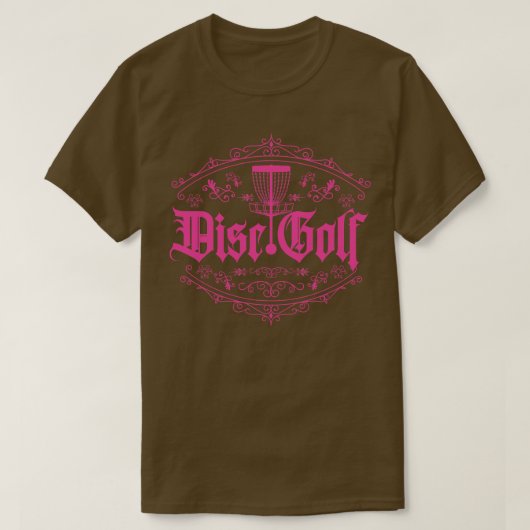 Disk Golf Classic Player Pink T-Shirt (Design vorne)