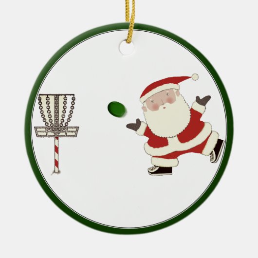 Disk Golf Collectible Keramik Ornament (Vorne)