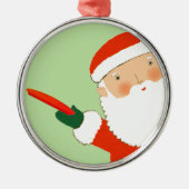 Disk Golf Collectible Ornament Aus Metall (Vorne)