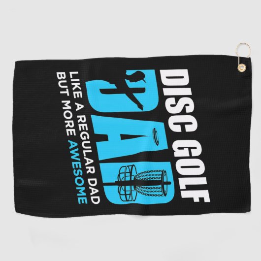 Disk Golf Daddy Golfhandtuch (Horizontal)