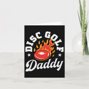 Disk Golf Daddy Vatertag Disc Golfing Vater Retr Karte