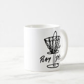 Disk Golf Discetch Classic Kaffeetasse (VorderseiteRechts)