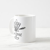 Disk Golf Discetch Classic Kaffeetasse (Vorderseite Links)