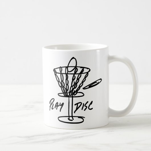 Disk Golf Discetch Classic Kaffeetasse (Rechts)