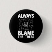 Disk Golf Disk Basket-Geschenk Button (Vorderseite)