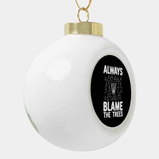 Disk Golf Disk Basket-Geschenk Keramik Kugel-Ornament (Links)