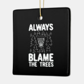 Disk Golf Disk Basket-Geschenk Keramikornament (Links)