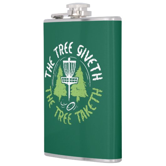 Disk Golf Disk Disk Golf Player Geschenk Flachmann (Links)