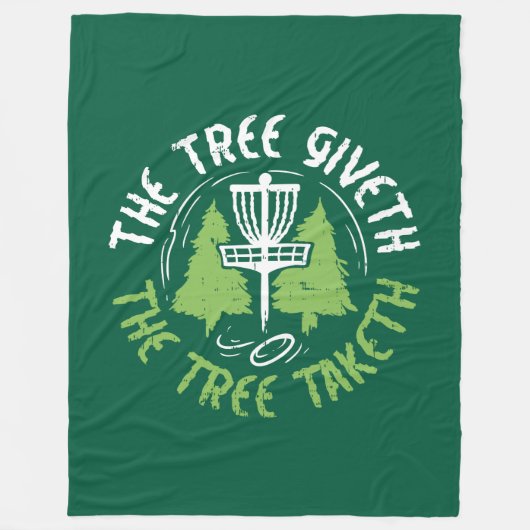 Disk Golf Disk Disk Golf Player Geschenk Fleecedecke (Vorderseite)