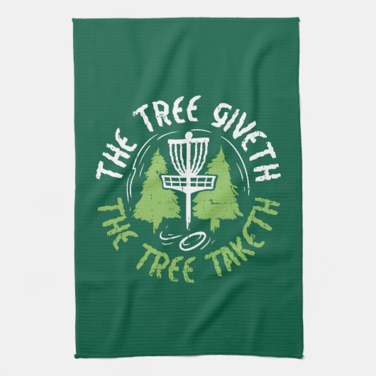 Disk Golf Disk Disk Golf Player Geschenk Geschirrtuch (Vertikal)