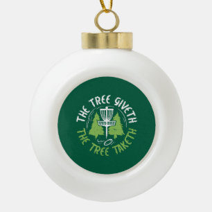 Disk Golf Disk Disk Golf Player Geschenk Keramik Kugel-Ornament