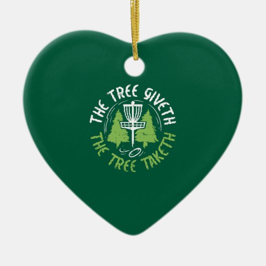Disk Golf Disk Disk Golf Player Geschenk Keramik Ornament (Vorne)