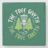 Disk Golf Disk Disk Golf Player Geschenk Steinuntersetzer (Vorderseite)