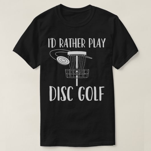 Disk Golf Disk Golfer Disc Golf Player T-Shirt (Design vorne)