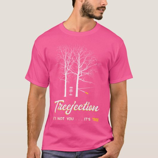 Disk Golf Disk Golfer Treejection T-Shirt (Vorderseite)